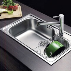 Pyramis Titan 1Β Ένθετος Νεροχύτης Inox Σατινέ Μ86xΠ50cm Ασημί 100138201